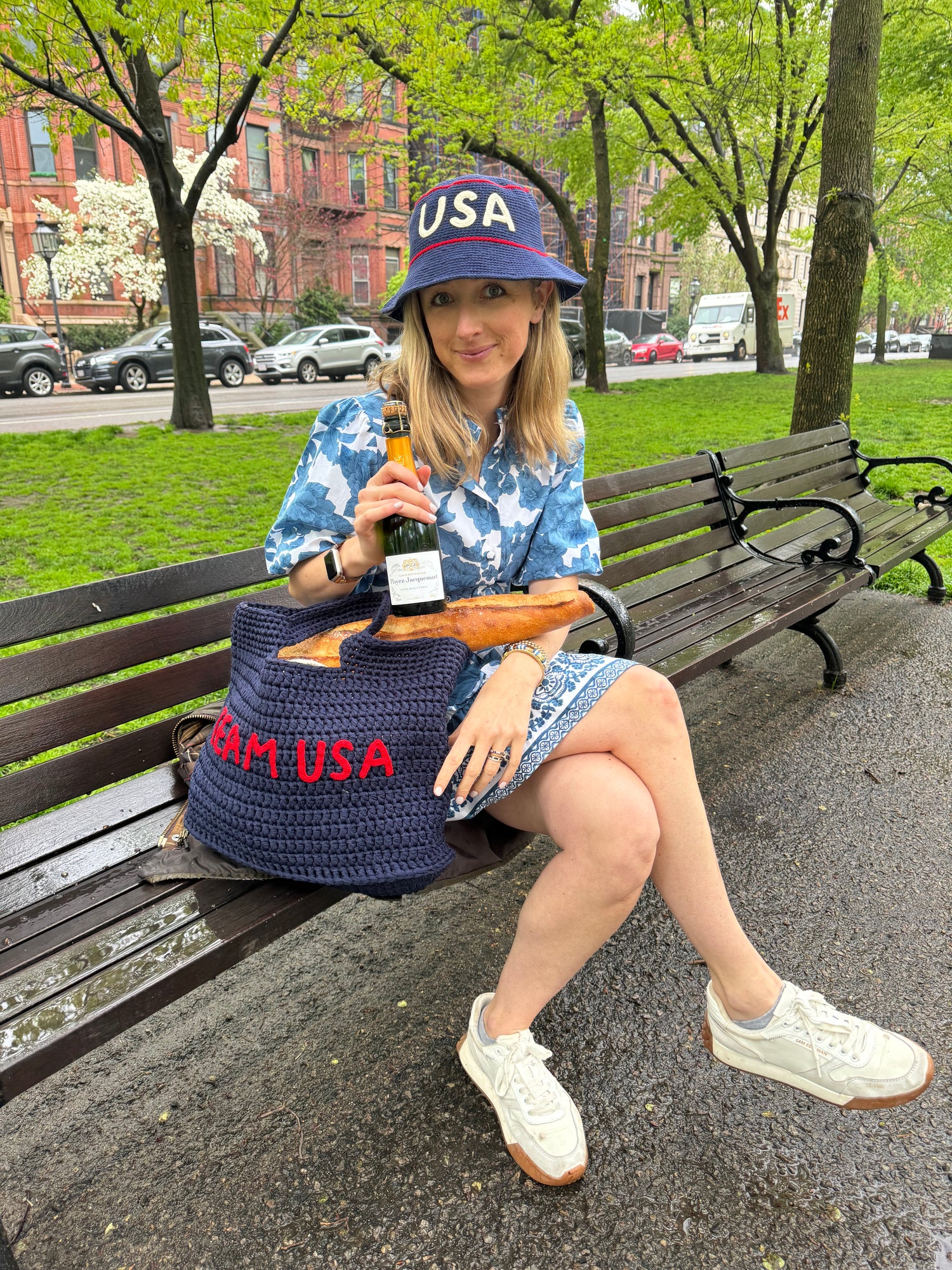 Team USA Tote Bag in Navy