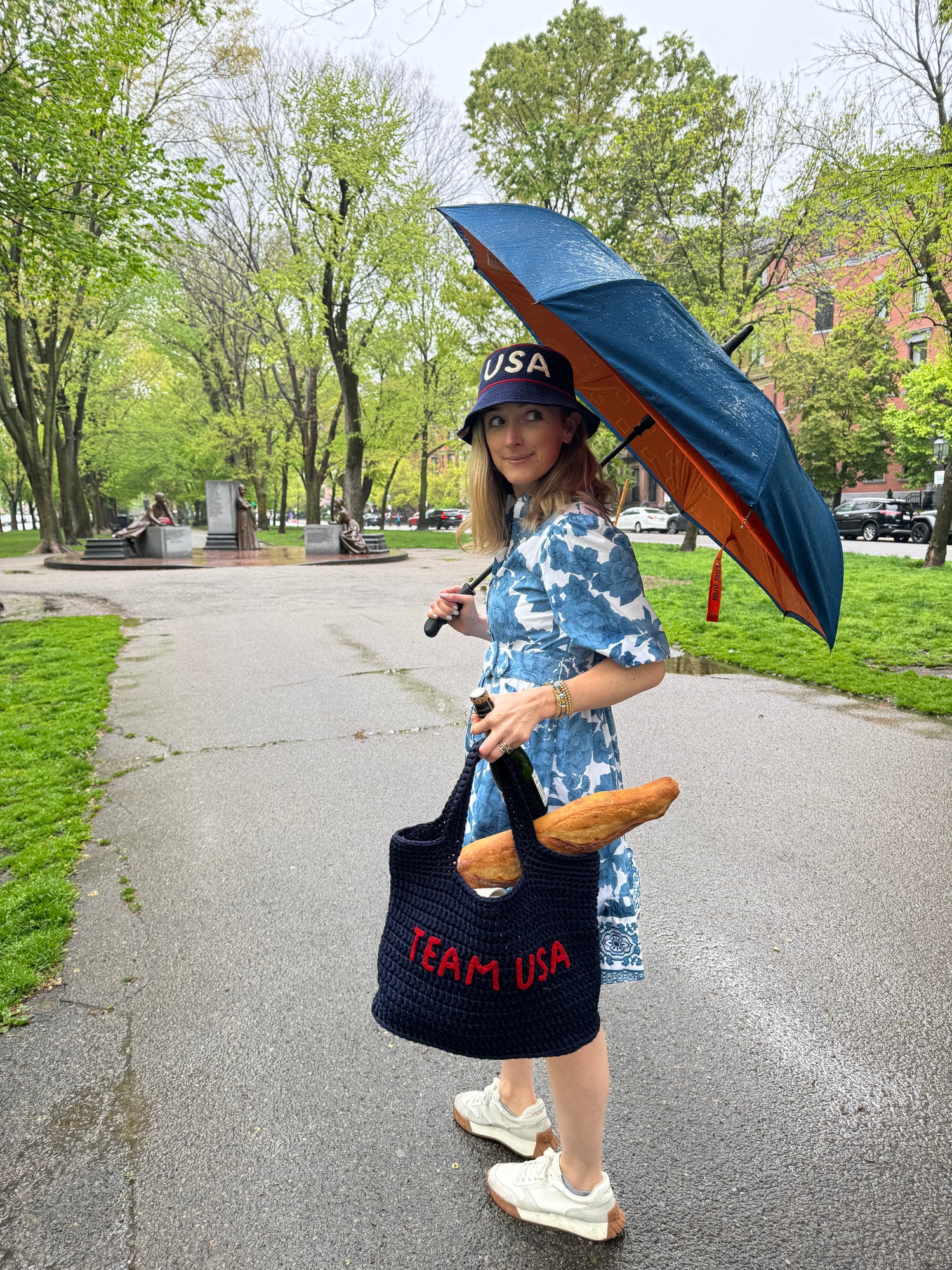 Team USA Tote Bag in Navy